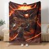 Lord Rings Customize Text Blanket Multi-purpose Personalized Blanket Warmthful Decor Suitable for Office Office Chair Seaside Livingroom