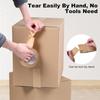 Kraft Tape Paper Packing Tape,6 Rolls, 2 inch x 55 Yards, 7 Mil Thick – Gummed Brown Packing Tape for Securely Sealing Cardboard Boxes Perfect for
