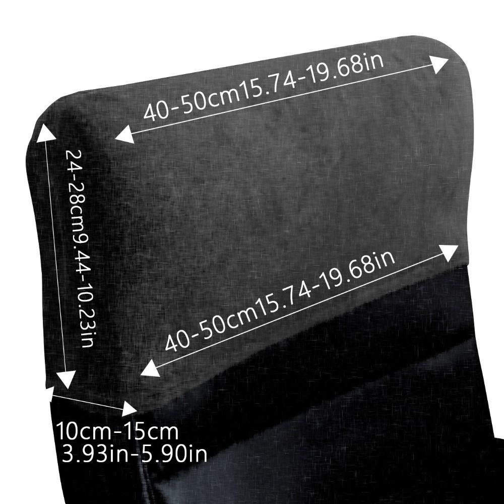 Dust-proof Chair Back Cover Velvet Executive Chair Half Cover for Gaming Chair Office