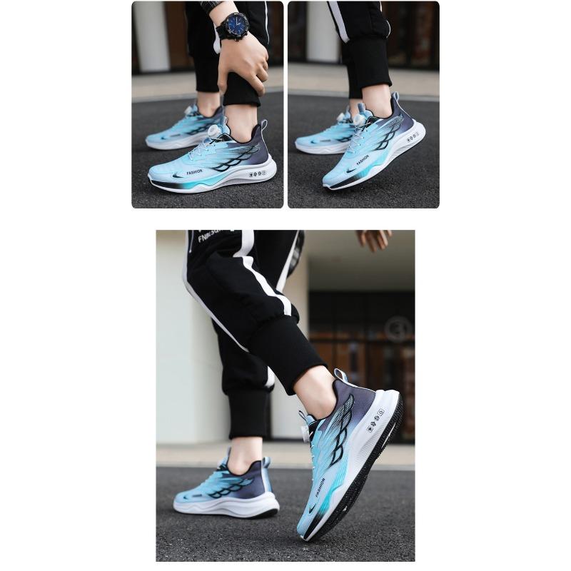 Big Size Men Breathable Mesh Rotating Buckle Sports Casual Fashion Sneakers