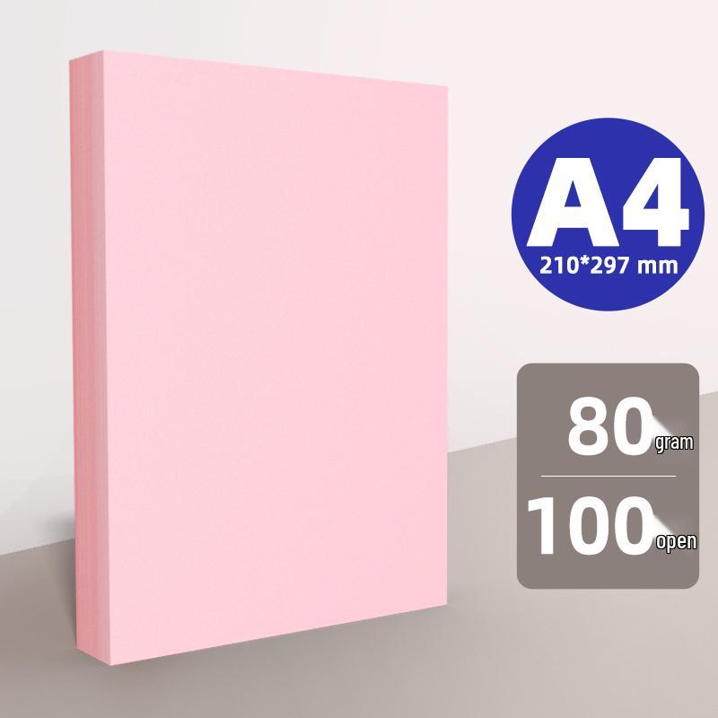 Carta Rosa per Copia e Stampa: Formati A3, A4, A5, B5, 70g/80g, Ispessito, Opzioni Colorate Rosse