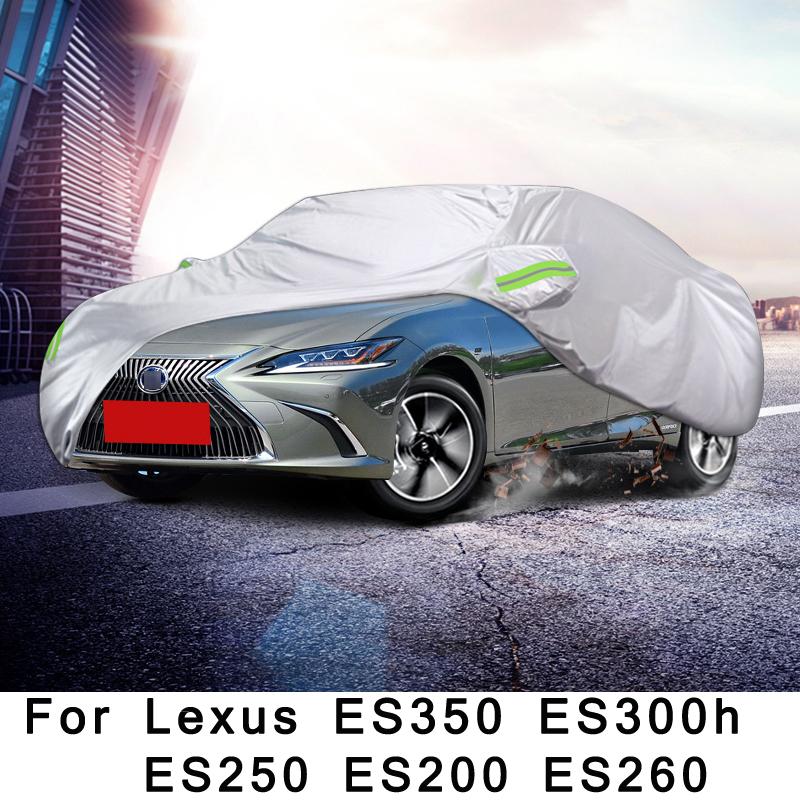 

Полные автомобильные чехлы, уличная защита от солнца и ультрафиолета, пыль, дождь, снег, ткань Оксфорд, защитная ткань для Lexus ES350 ES300h ES200 ES250