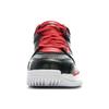 Li Ning WOW 2 Trendy Rebound Slip Resistant And Abrasion Resistant Mid top Basketball Shoes Men's Black Red White ABAH017-4