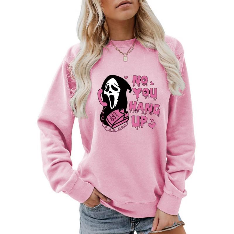 Autumn Winter Thin Velvet 2D Sweatshirt Women's Digital Printed Pullovers Female Element Hoodies
