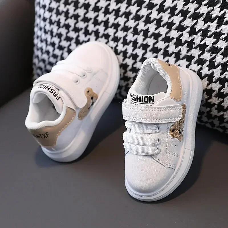 

Baby Shoes Newborn Infant Toddler Casual Flat Round Toe Stylish Boys Girls Cotton Sole PU Leather Sneakers First Walkers Sports 25