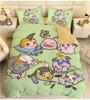Anime Digital-monsters Bedding Set Digimon Duvet Cover and Pillowcases Unfilled Single Double Bed Adult Boy Girl Gift