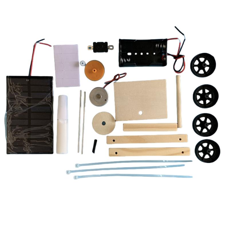 Assemble Solar Car Creative Inventions Motor Ability of Children Active Thinking DIY Electronic Kit Technology Toys for Kids