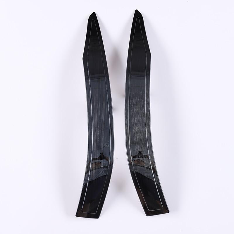 For VW Jetta MK7 2019 2020 2021 2022 2023 Parts 2pcs/lot Stainless Steel Car Front Rear Bumper Protective Trim Panel