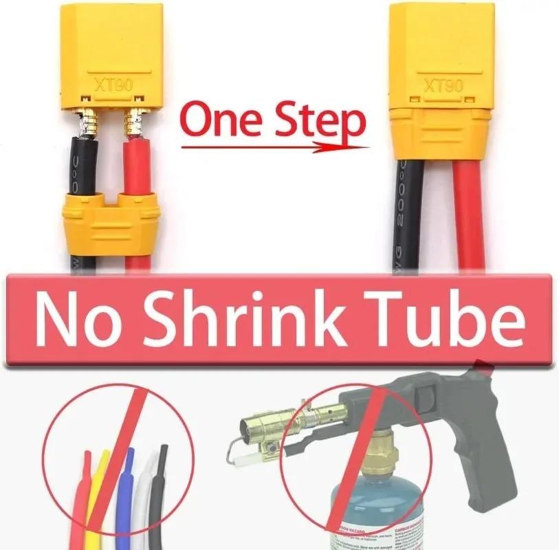 XT90 Male Female Terminal Plugs Waterproof Welding Connector Plug Wire Cable Adapters For RC Lipo Battery Drone Boat Airplane