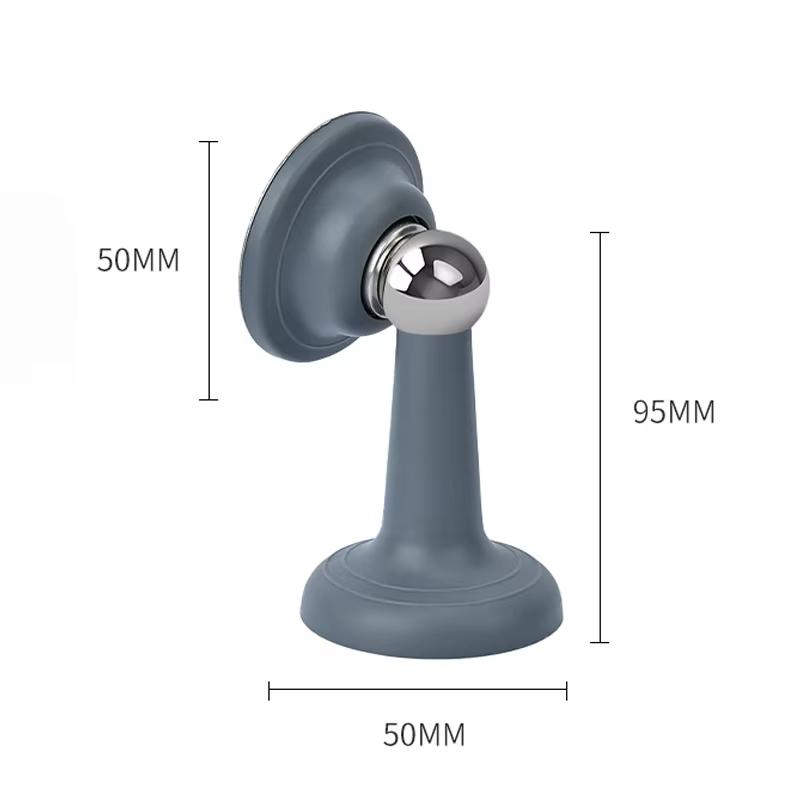 Strong Magnetic Silent Door Stopper Household Bedroom Free-punch Door Suction Anti-collision Silicone Floor Door Stop