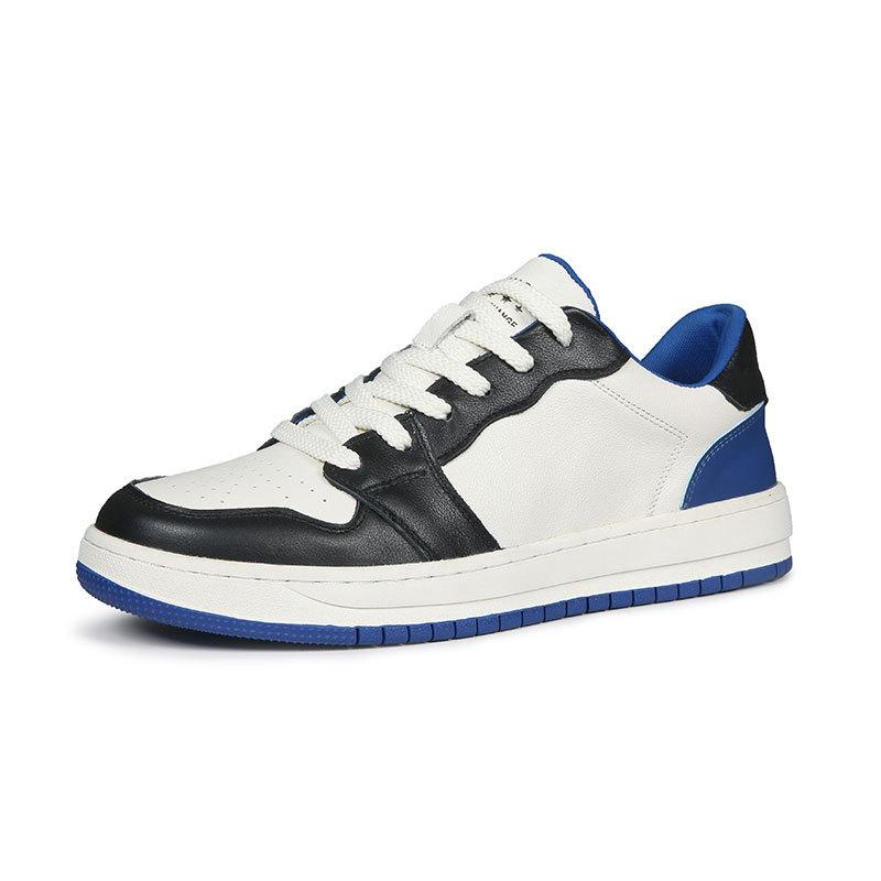 Board shoes men s leather trend sports board shoes low cut breathable casual shoes men s trend 38