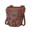 Retro Snake-patterned Single-shoulder Crossbody Bag for Women, Motorcycle Riveted Mobile Phone Chain Bag