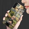Black Vinland Saga Phone Case For Samsung S26 S25 Plus S20 S20 Plus S22 Ultra S23 FE S21 Plus S21 Ultra Glass Cover