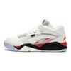 Li Ning LN BBS Fleece Komfort Stoßdämpfung Abriebfest Rutschfest Warm Mid-Top Sportliche Freizeitschuhe Herren Sneaker Weiß Grau AGCS319-2
