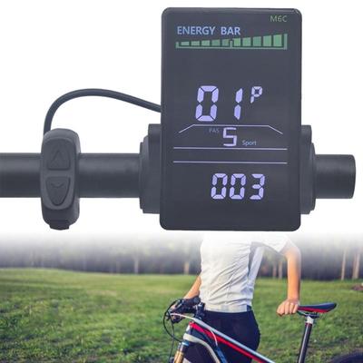 2025 Neues Elektrofahrrad-Display Kunststoff 24V-60V Wasserdichtes LCD-Display Elektrofahrrad-Panel Armaturenbrett, Wasserdicht