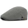 HT4957 Berets Men Women Autumn Winter Knitted Hat Vintage Artist Painter Beret Hat Male Female Ivy Flat Cap Adjustable Beret Cap