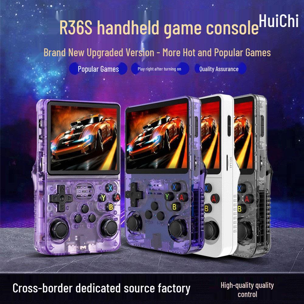Cross R36SPS1 Handheld HD Retro Game Console with Large Screen