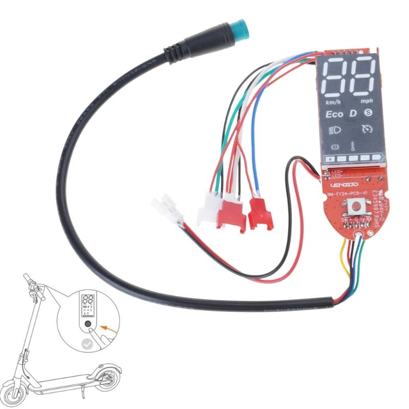 Hochfestes Elektroroller-LCD-Instrumentenpanel Längere Batterielaufzeit Erhöht die Fahrsicherheit Klare Sicht für M365