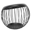 Coffee Pod Holder Wire Basket Large Capacity Iron Coffee Pods Storage Basket for Coffee Bar Counter Desktop Black