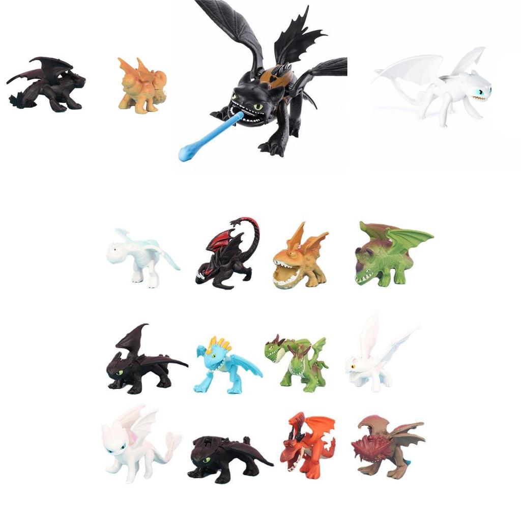 Dreamworks Dragons Figure Collection Mini Toothless Set For Kids And Dragon Trainers Aged 4 And Up