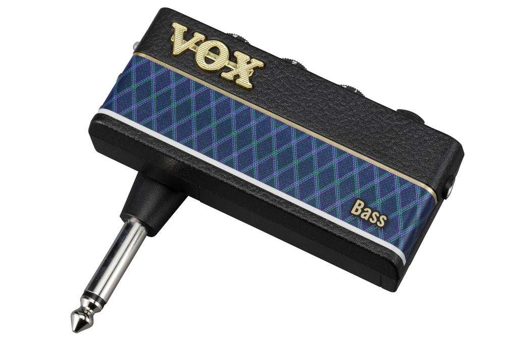 VOX amPlug 3 Bass Headphone Amplifier for Ideal for Home Bass Amplifier Sound Bass Compact, Cable-Free, Practice, Battery-Powered, Built-in Effects,