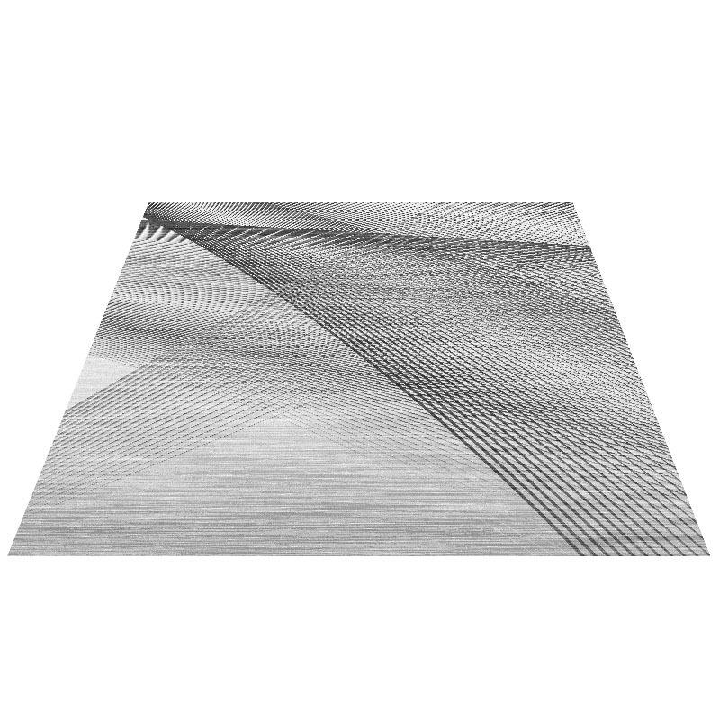 New Living Room Geometric Lines Carpet Printed Carpet Living Room Minimalist Coffee Table Carpet Bedroom Decoration Carpet