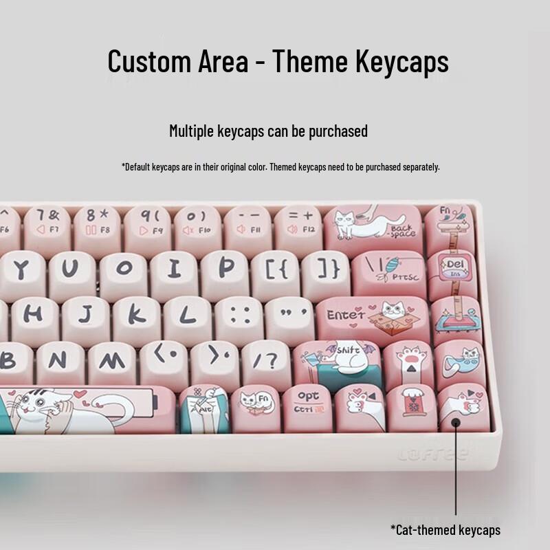 LOFREE Xiaoqiao 68-Key Wireless Mechanical Keyboard