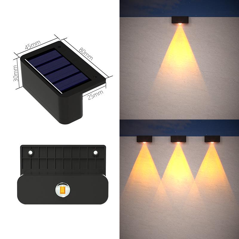 Outdoor LED Solar Step and Stair Lights for Garden, Hallway, or Courtyard.