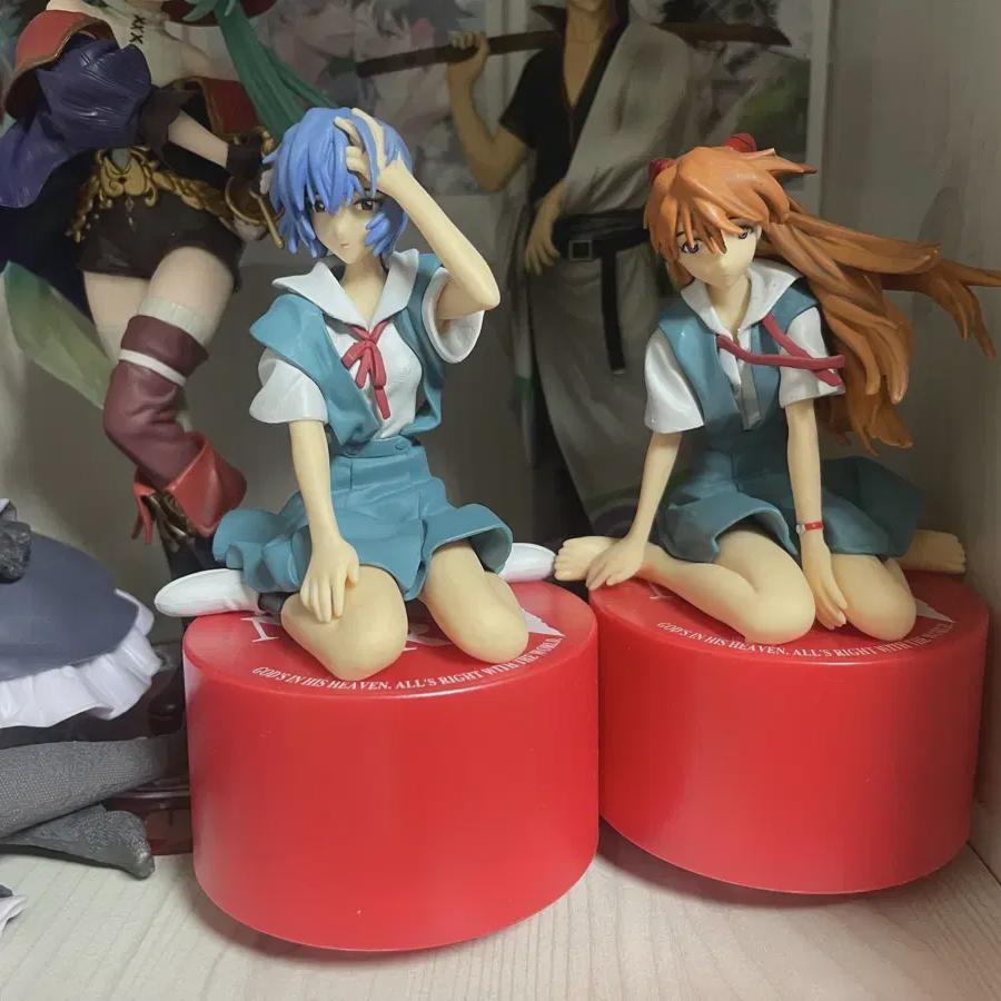 

Evangelion Asuka, Rei Music Box Фигурка