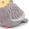 Lilizzhoumax Realistic Cockatiel - Gray Plush Animal, Bird Stuffed Animal, Cute Plush Toy, Girl's Toy, Christmas Gift for Kids, Crying Baby, Home