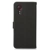 KHAZNEH For Samsung Galaxy Xcover7 Phone Case with RFID Blocking Genuine Cow Leather Cover