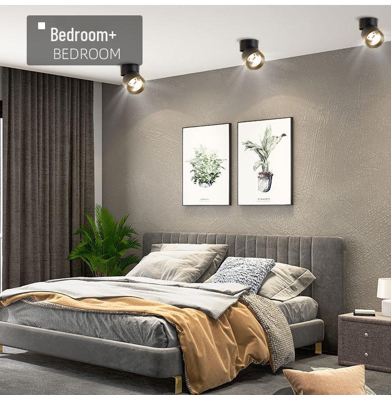 LED Folding Downlight: Surface-Mounted COB Spotlight for Hotel Walls and Ceilings