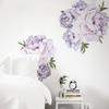 Purple Peony Flowers Wall Stickers for Kids Room Living Room Bedroom Home Decoration Wall Decal