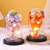 Mother's Day Gift Rose Eternal Flower Acrylic Glass Cover 110 Creative Gift for Girlfriend Lover Flower