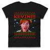 Home Alone Kevin Christmas Womens T Shirt Mens Tops Tees Unisex