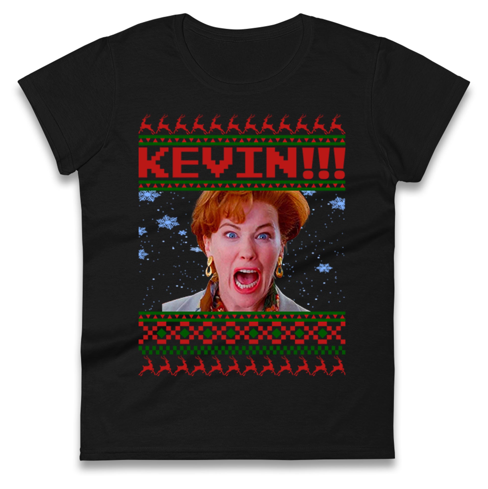 

Home Alone kevin Christmas Womens T Shirt Mens Tops Tees Unisex 3XL