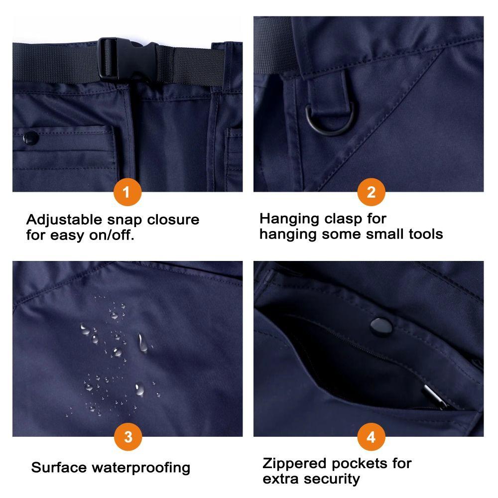 Multi-functional Apron Belt Bag Multi-pocket Fanny Pack Tool Pouch Waist Pack  Outdoor Sports
