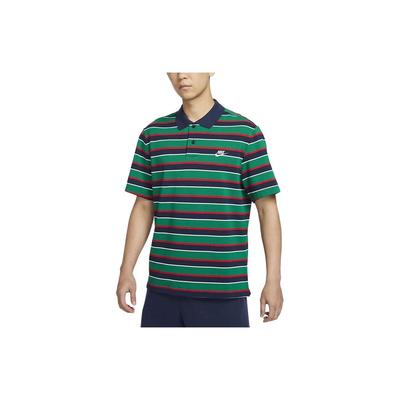 Club Retro Streifen Atmungsaktives Freizeit Polohemd Herren Oberteile Tiefmarine FN3897410