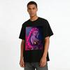 Arcane Jinx Themed Printed T-Shirt Anime Game Peripheral Loose Casual Top for Men and Women Pure cotton T-shirt