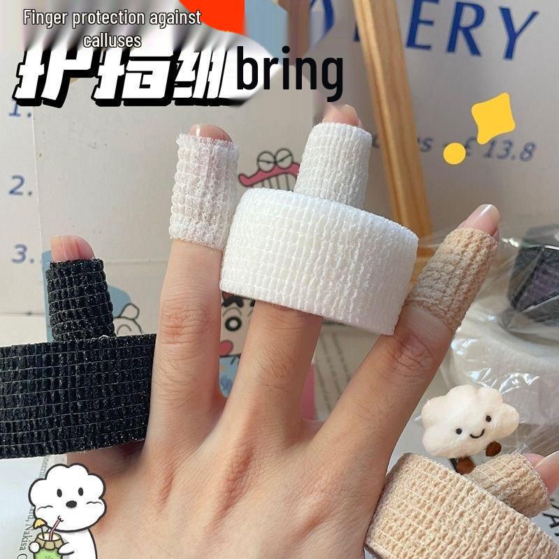 Student Finger Protector: Self-Adhesive Cartoon Pattern Bandage for Non-Slip Writing