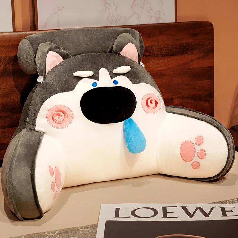2025 Cartoon Bedside Cushion Sofa Backrest Detachable Washable Lumbar Support Neck Pillow for Dorm Chair Bed decoration maison