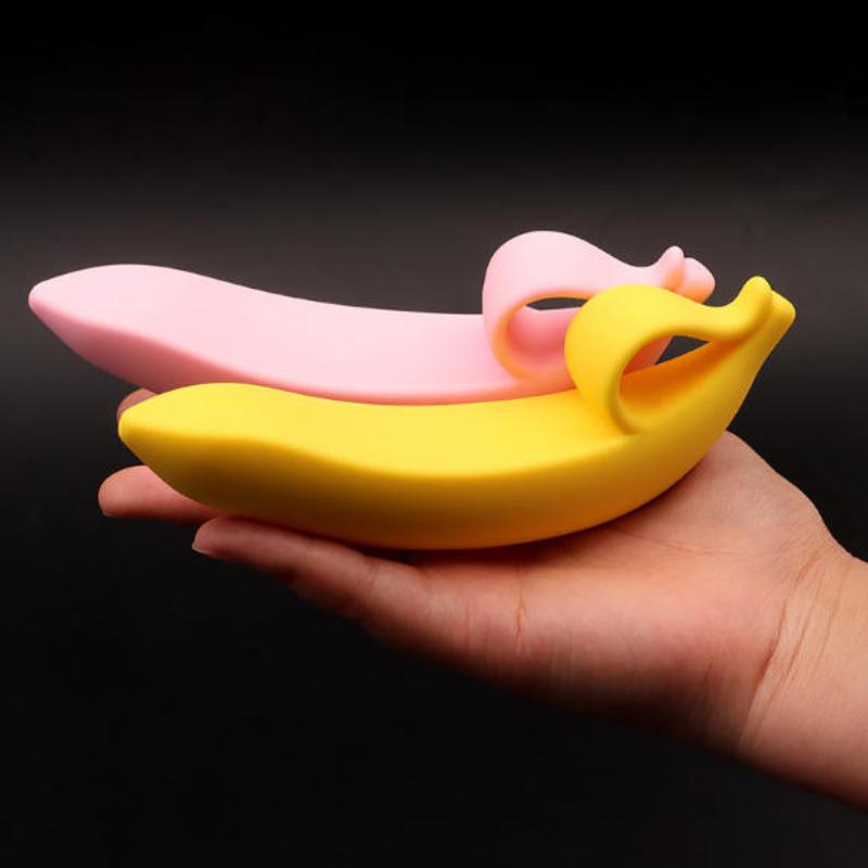 Female Silicone Banana Anal Plug Simulation Dildos Waterproof Adult Masturbation Massager Tool Sexual Health Toys For Women Men