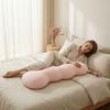 Adults Pea Pods Body Pillow Ice Silk Full Body Support Sleeping Pillow Ergonomic Soft Washable Cover Long Pillow for Side Sleepers