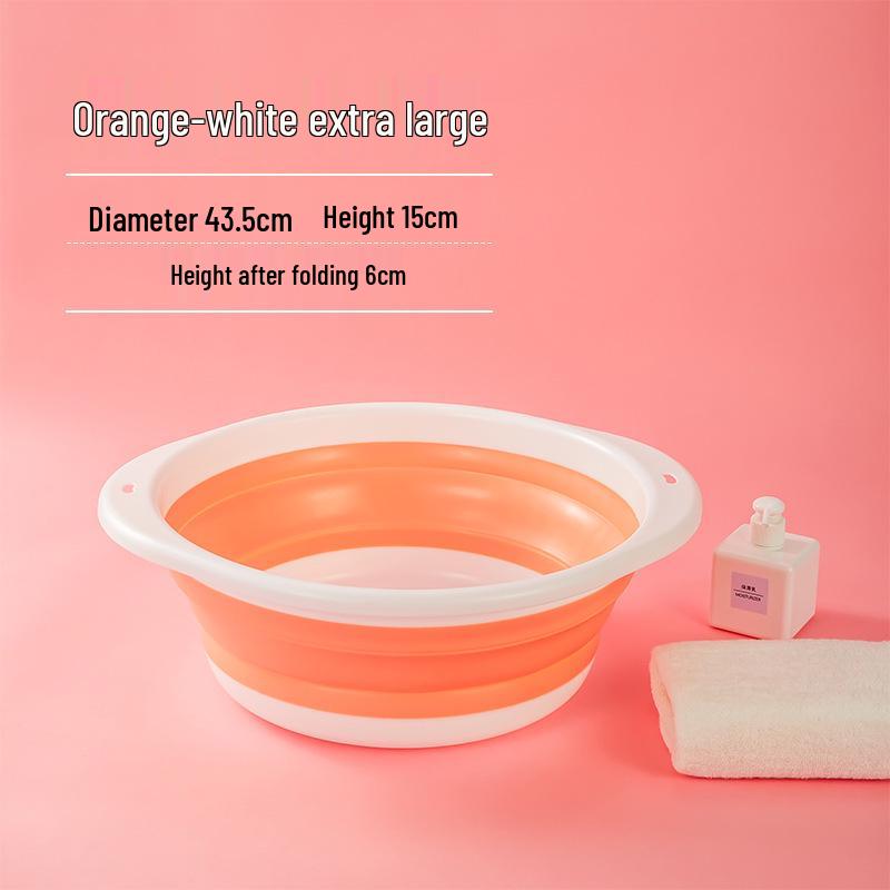 Portable Folding Baby & Household Washbasin for Travel and Dorms