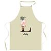 Tablier De Cuisine - Laly Lettre - Impression Bretonne - Coton Résistant - Made In France