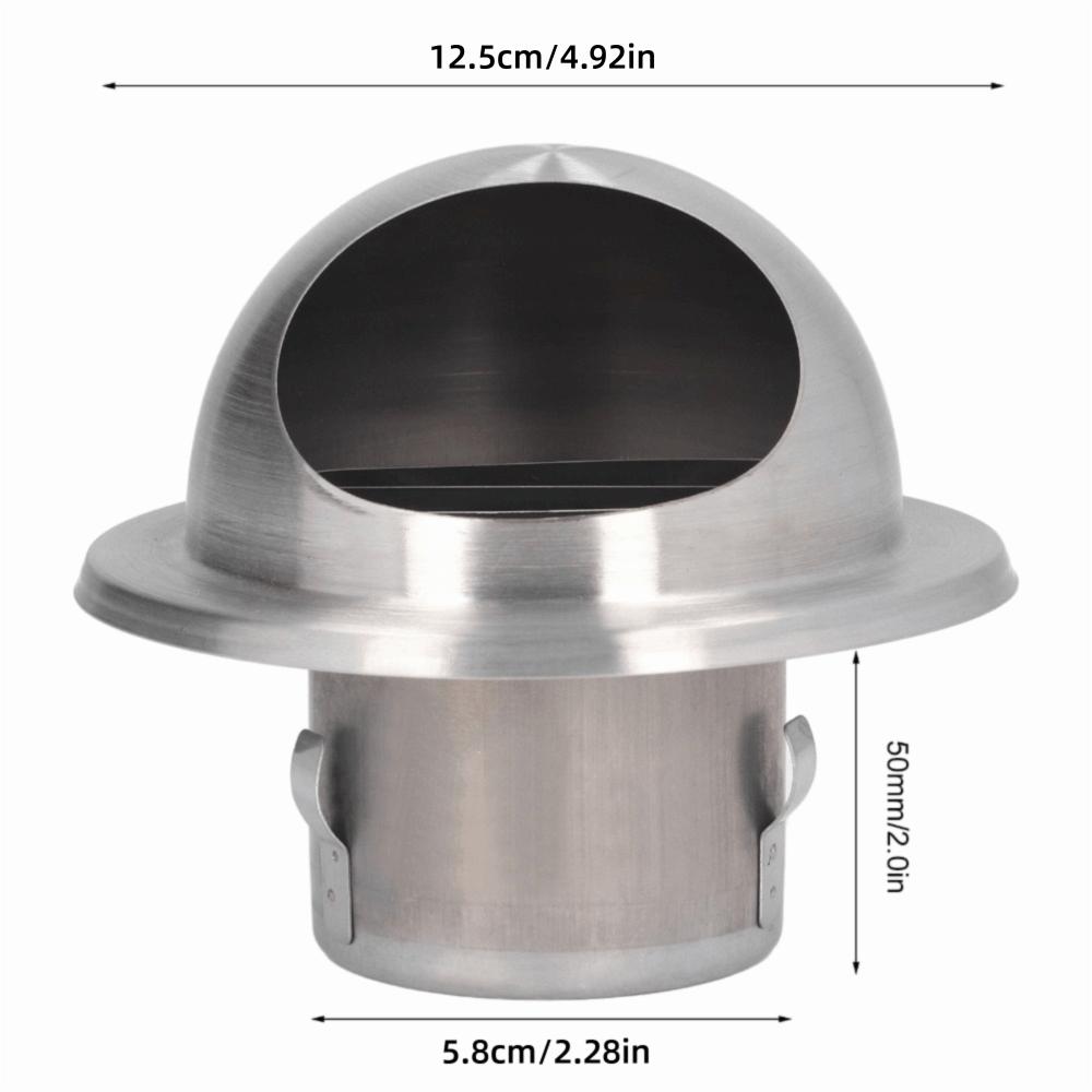 Round Wall Vent Cover Decorative External Extractor Vent Durable Air Vent Garage Ventilation