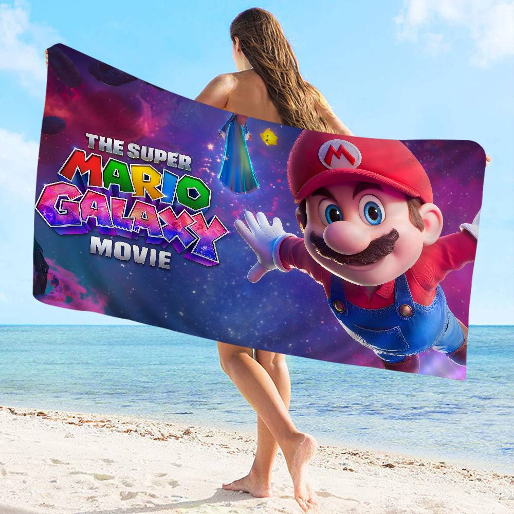 Super Game M-Marios Microfiber Beach Towel Absorbent Quick dry Soft Yoga Swimming Resort Mountain Climbing Towel