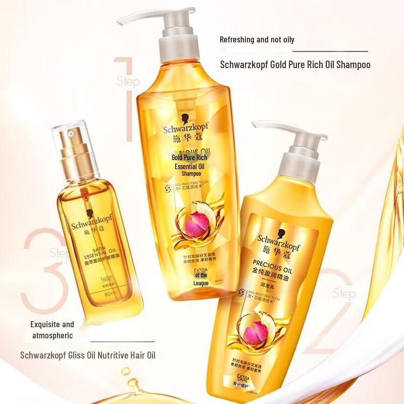 Schwarzkopf Gold Shimmer Oil Hair Care Set