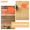 50pcs Reusable Marking Flags Visible Sprinkler Flags PVC Lawn Marking Flags  Lawn
