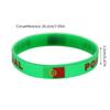 Set Of 10 Piece Vibrant Silicone Wristbands With 2026 Sports Event Country Flags Ideal For Gifts And Parties